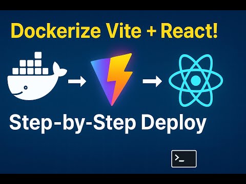 How To Dockerize & Deploy VITE REACT App | Step-by-Step Guide