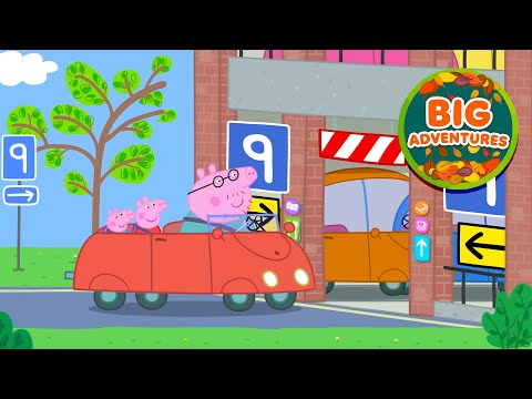 Peppa Pig Goes on a CAR Park Adventure! 🚗 | Missing Family Car | Full Episode | Cartoon | 22 Mins