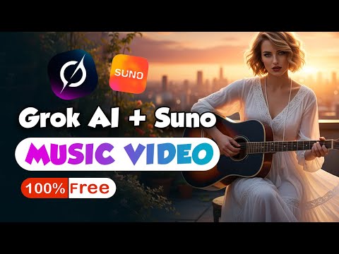 I Made a Full AI Music Video Using Grok + Suno… FOR FREE (Insane Results!)