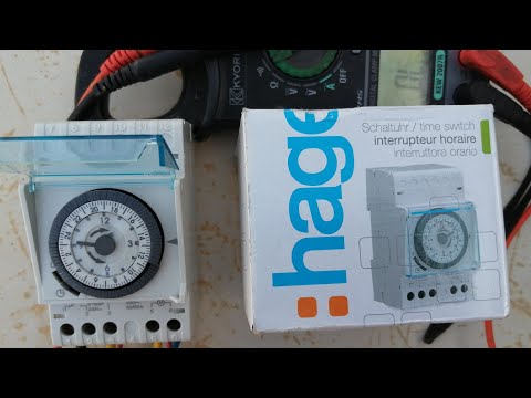 شرح التايمر 24ساعه توصيله وضبطه واختباره وكيفية ربطه مع التكييفTimer 24 hours explanation