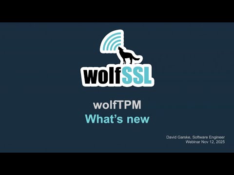 What’s New in wolfTPM