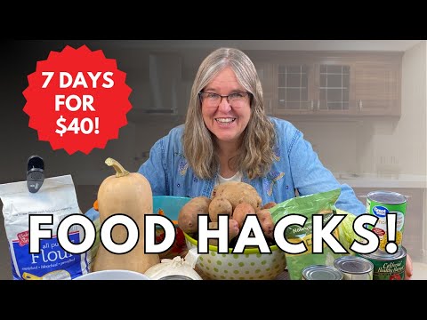 How to Feed a Family for a Week for Just $40!