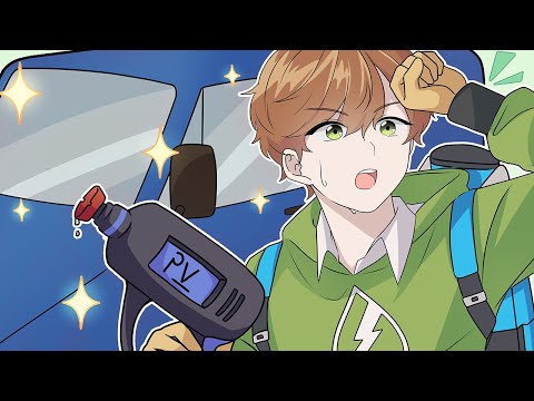 청소에 진심인 남자