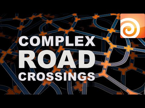 Create Cross Roads In Houdini