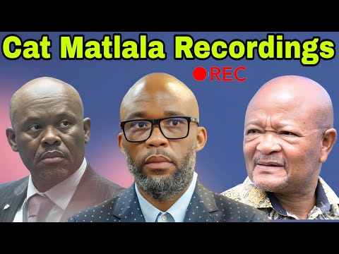 CAT Matlala arrest recording exposing Senzo Mchunu and Shadrack Sibiya.