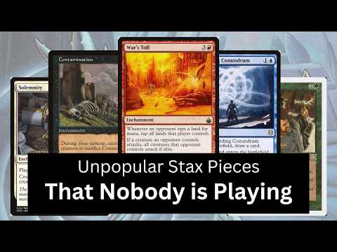 Stax Pieces Played in Less Than 1% of Decks