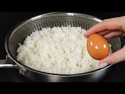 Rice with eggs is better than pizza!  My grandma's secret recipe!