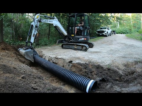 Fixing a Gravel Driveway with Standing Water