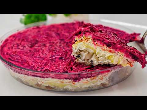 EVERYONE LOVES my FUR SUBA!! THE BEST OF ALL RECIPES 💫Herring under a Fur Coat Salad Perfect Taste!