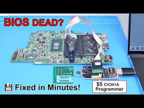 How to Fix a Corrupted BIOS with a $5 Programmer | CH341A BIOS Flash Tutorial