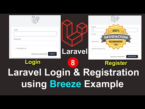 How To Create Login And Registration Using Breeze In Laravel 8 Step By Step In Hindi