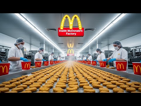 Inside the McDonald’s Chicken Factory – Full Process How Million-Dollar Fillets Are Made