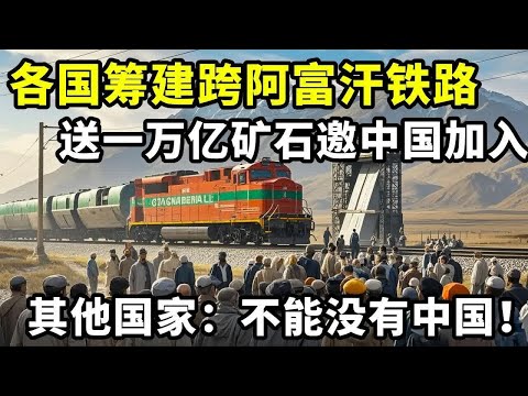 中亚各国筹建跨阿富汗铁路,想法很好,可还是离不开中国!送一万亿矿石邀中国加入,其他国家:不能没有中国! #地理知识 #三维地理世界 #通过地图看世界 #阿富汗 #中亚