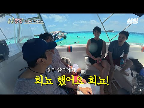 [#콩콩팡팡] 갑희싸 : 갑자기 희뇨를 싸지르다ㅋㅋ 휴양지 안 좋아하는 도경수도 희뇨(?)하게 한 에메랄드빛 바다🌊