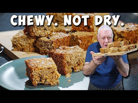 The BEST British Flapjacks Ever  Crisp Edges, Chewy Centre