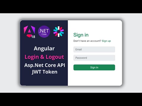 Angular Login & Logout with Asp.Net Core Identity & JWT