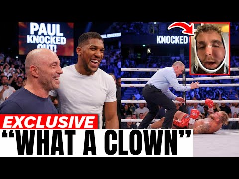 Joe Rogan and Anthony Joshua MOCK Jake Paul After Brutal Knockout Loss!