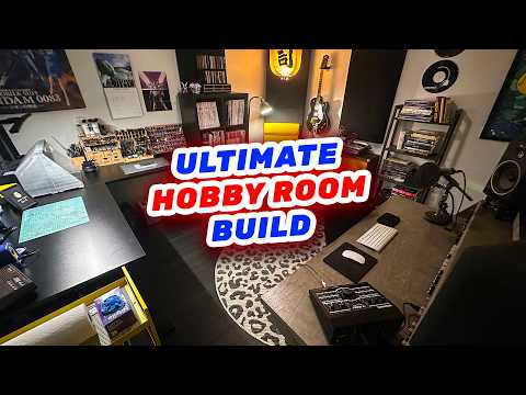 Building a Hobby Room from SCRATCH (Full Tour)