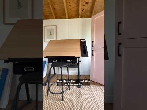 From a dusty playhouse to a cozy outdoor space 🎨🧘‍♀️ #backyardoasis #diy