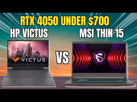 HP Victus vs MSI Thin 15 (RTX 4050) – Which is best Gaming Laptop under $700 (All you need to know)