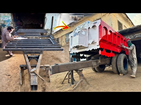 Unbelievable Engineering | Tractor Trolley Full Manufacturing & Painting Process
