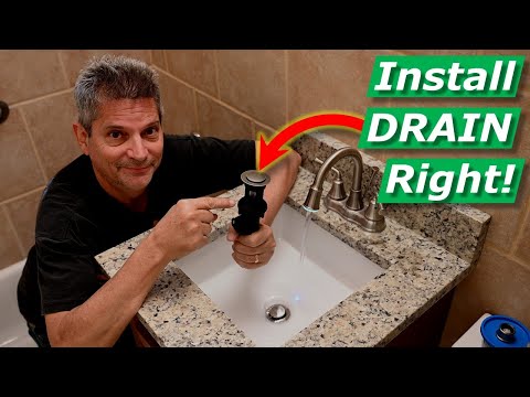 How To Install Bathroom Sink Drain/Faucet, No Leaks Under Gasket, Threads [SOLVED] 2025