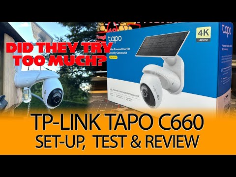 TP-Link Tapo C660 4K IP Solar Camera: Amazon Product Unboxing, Installation, Test and Review