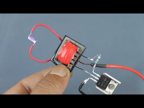 Diy 3.7v to 400kv high voltage transformer