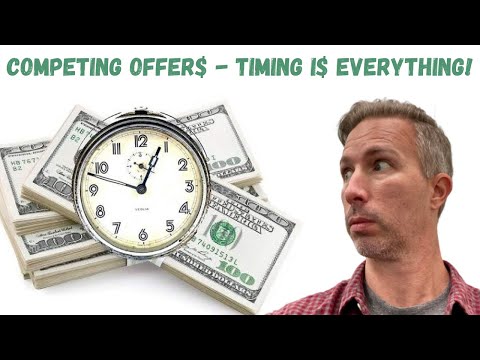 Competing Job Offer Timing