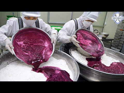 Unique Korean rice cake factory! video collection
