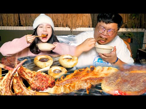 【再食就中風】正宗炭燒惹味爆汁燒肉 ft.熔岩香蕉朱古力！夢雨：『 呢個甜品一定溝到女！』