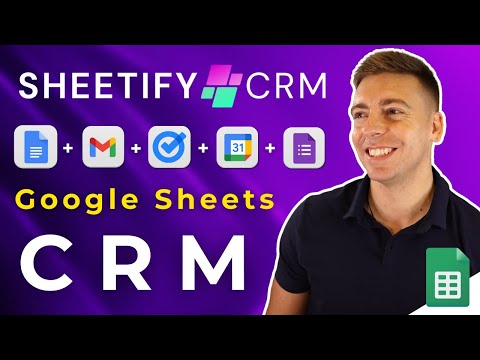 How to use Google Sheets CRM | No-Subscription Business Toolkit (Sheetify CRM Tutorial)