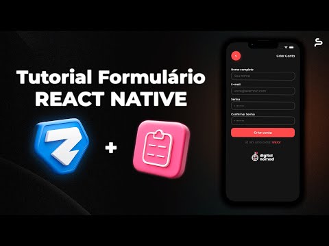 Formulário no React Native com React Hook Form e Zod (Tutorial Iniciante)