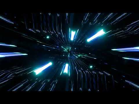Abstract Background Video 4k VJ LOOP NEON Lights Compilation Data Sci-Fi Tunnel Hypnotic Visual ASMR