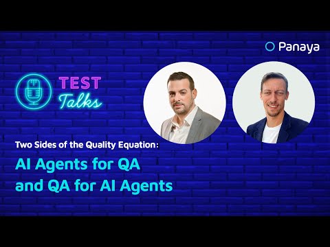 Two Sides of the Quality Equation: AI Agents for QA & QA for AI Agents