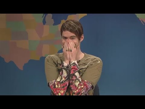 Bill Hader's thoughts while explaining what a human fire hydrant is