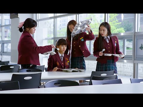 This group of bullies has done everything to torment the weak girl.