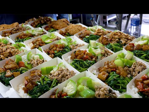 一天至少賣3000個便當！超人氣中壢傳奇便當店！ 大排長龍的山之狼便當