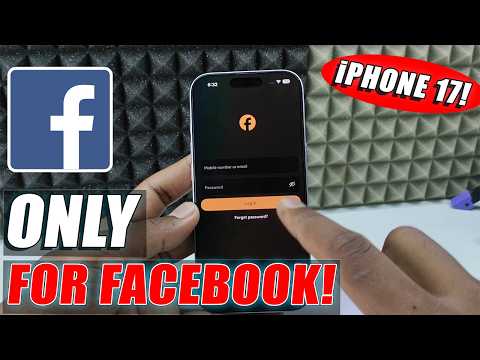 how to enable dark mode only for facebbok on iphone 17/