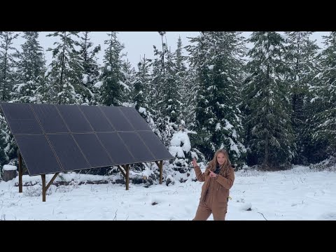 We TRIPLED Our Solar Array | Will It Be Worth It? | DIY Solar Panel Install | Winter in North Idaho