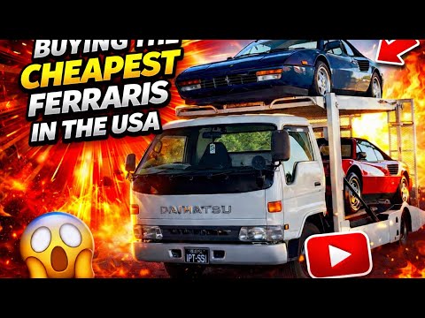 I Bought The Cheapest Ferraris In The USA?!