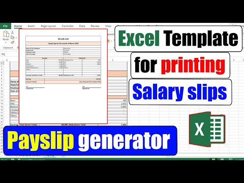 Automate printing Payslips and Salary slips