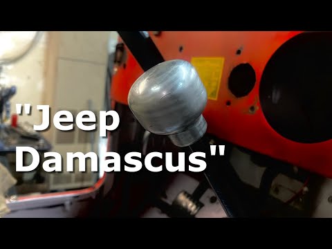 Making a Shift knob for my Jeep from parts of my Jeep.