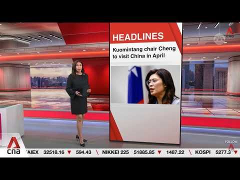 Taiwan's sitting opposition leader to visit China, first in 10 years | East Asia Tonight 30 March