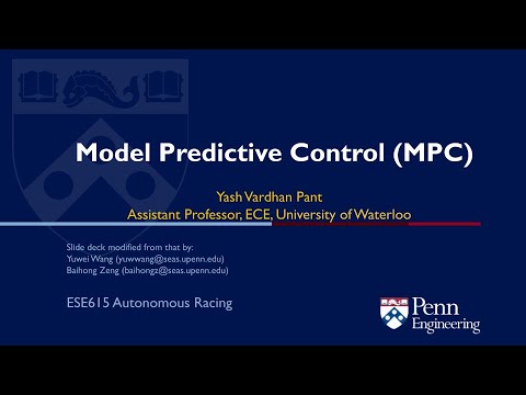 F1Tenth L12 - Model Predictive Control