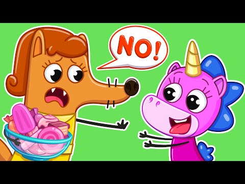 Хочу більше цукерок! | Малюк дізнається про небезпеку солодощів і здорові звички 🍧😋 | Крихітка Мімі🦄