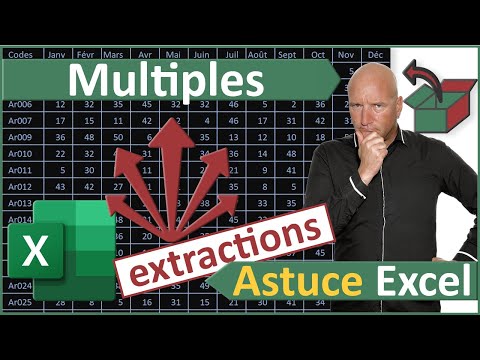 Extractions multiples sur une unique recherche avec Excel