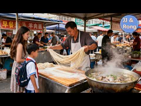 A Breakfast Feast in a Third-Tier Chinese City | Breakfast Series Across China: Anhui