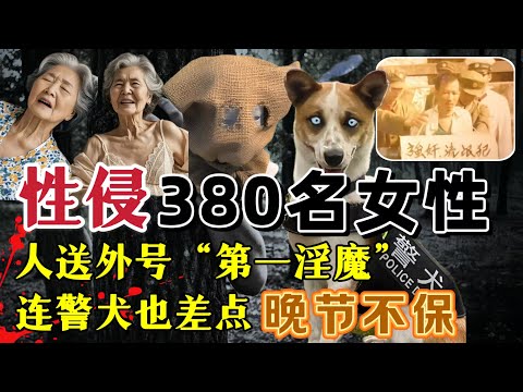 10年侵犯380名女性，人送外号“第一淫魔”，就连警犬也差点晚节不保#案件調查 #真實案件