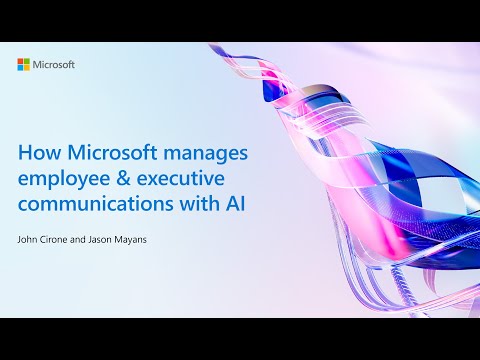Microsoft employee & executive communications with AI & Viva Engage Roadmap - Microsoft Ignite